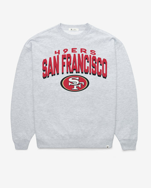 SAN FRANCISCO 49ERS CAMPUS ARCH CLOUD '47 OVERSIZED CREW WOMENS
