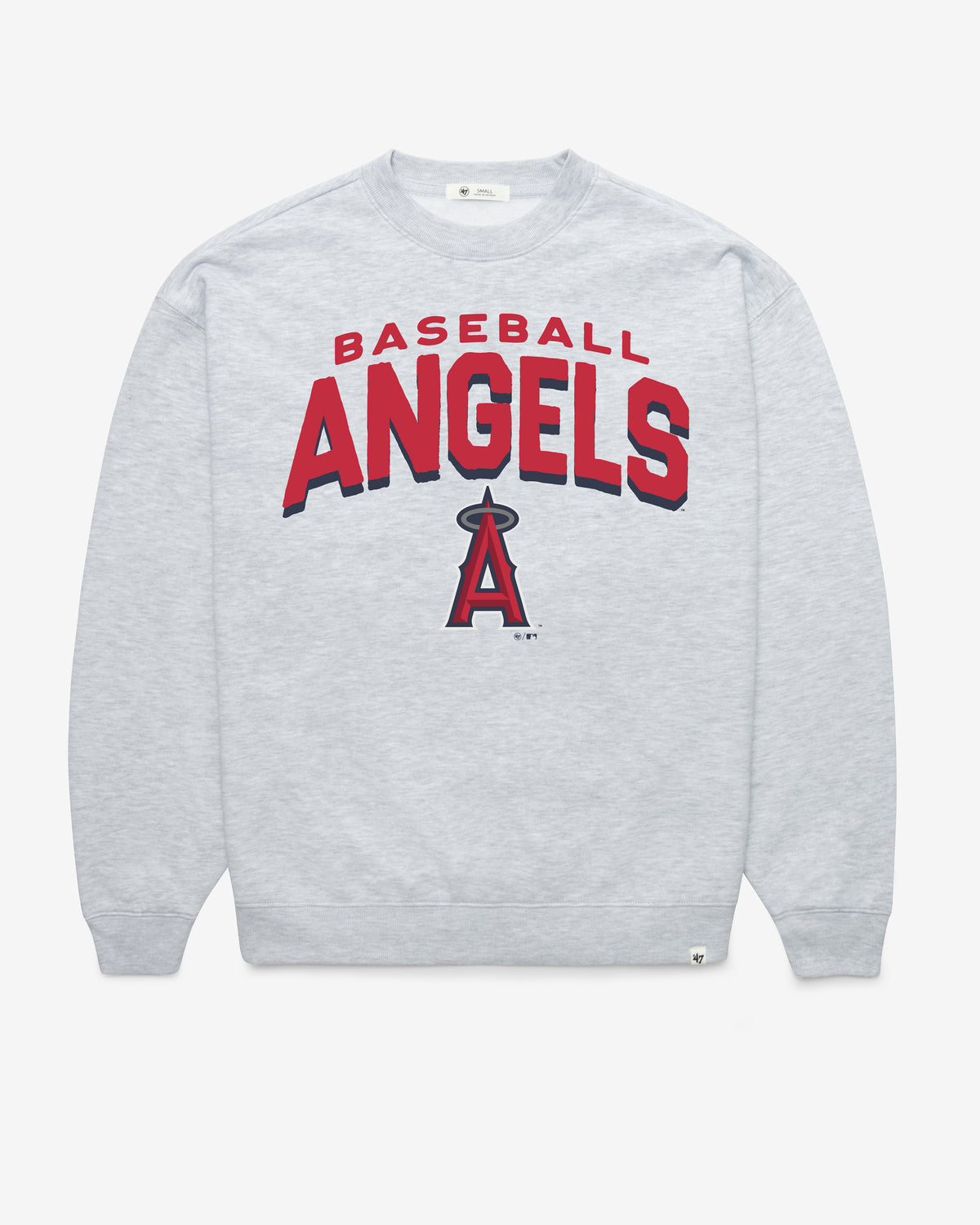 LOS ANGELES ANGELS CAMPUS ARCH CLOUD '47 OVERSIZED CREW WOMENS