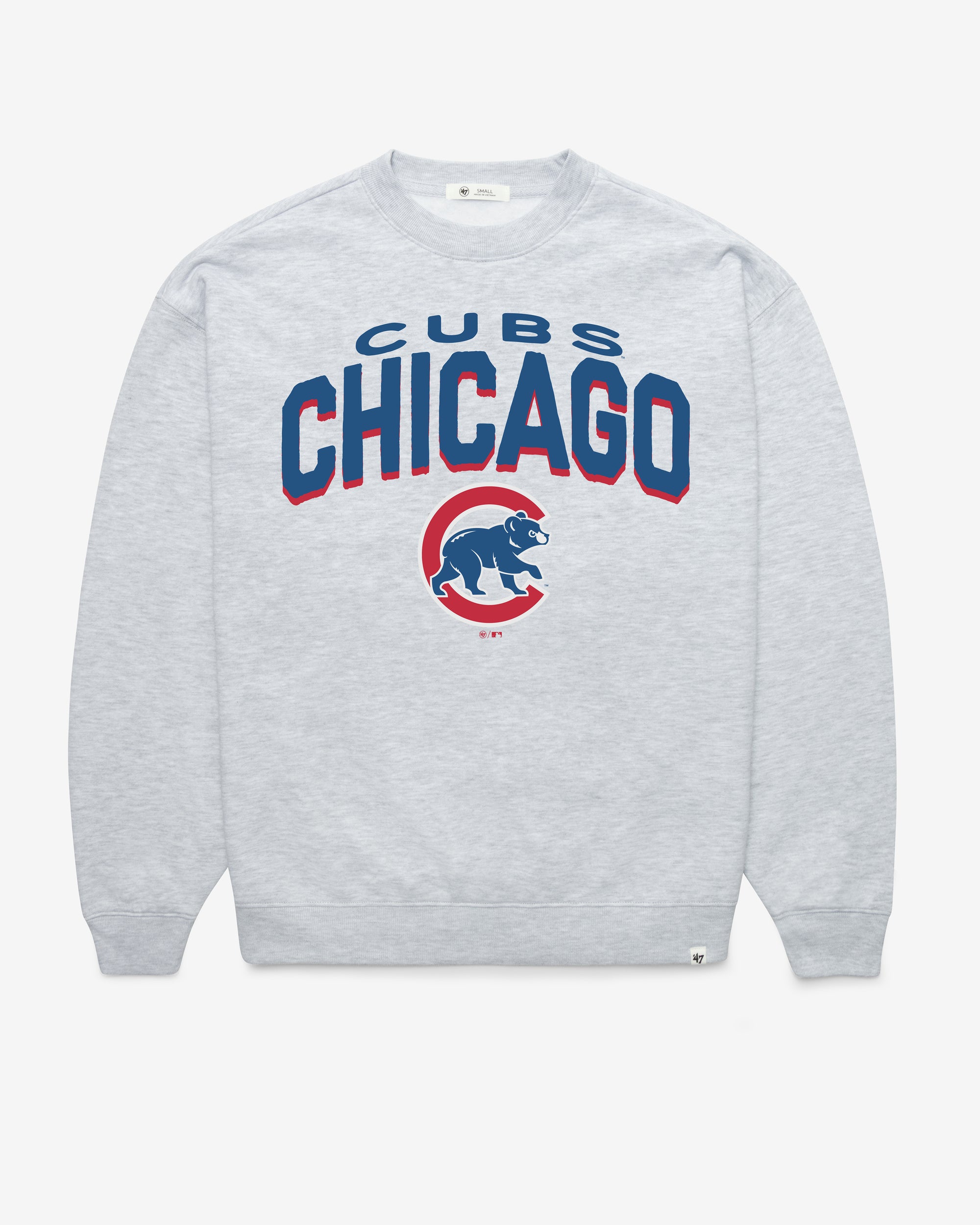 CHICAGO CUBS CAMPUS ARCH CLOUD '47 OVERSIZED CREW WOMENS