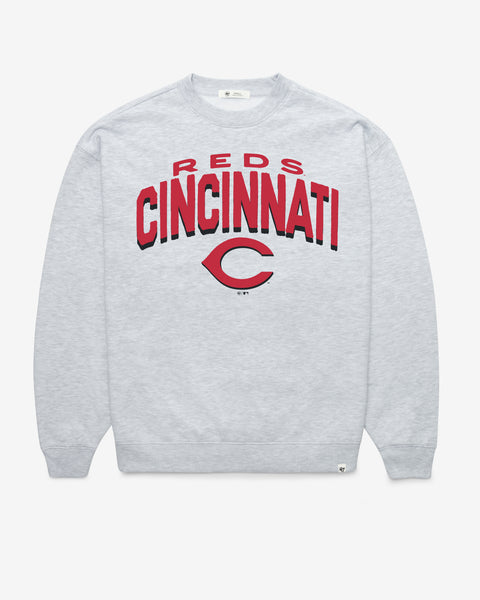 CINCINNATI REDS CAMPUS ARCH CLOUD '47 OVERSIZED CREW WOMENS