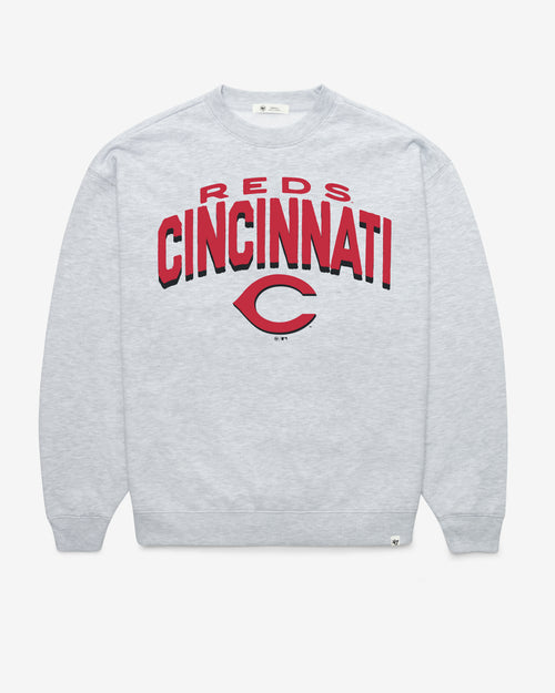 CINCINNATI REDS CAMPUS ARCH CLOUD '47 OVERSIZED CREW WOMENS