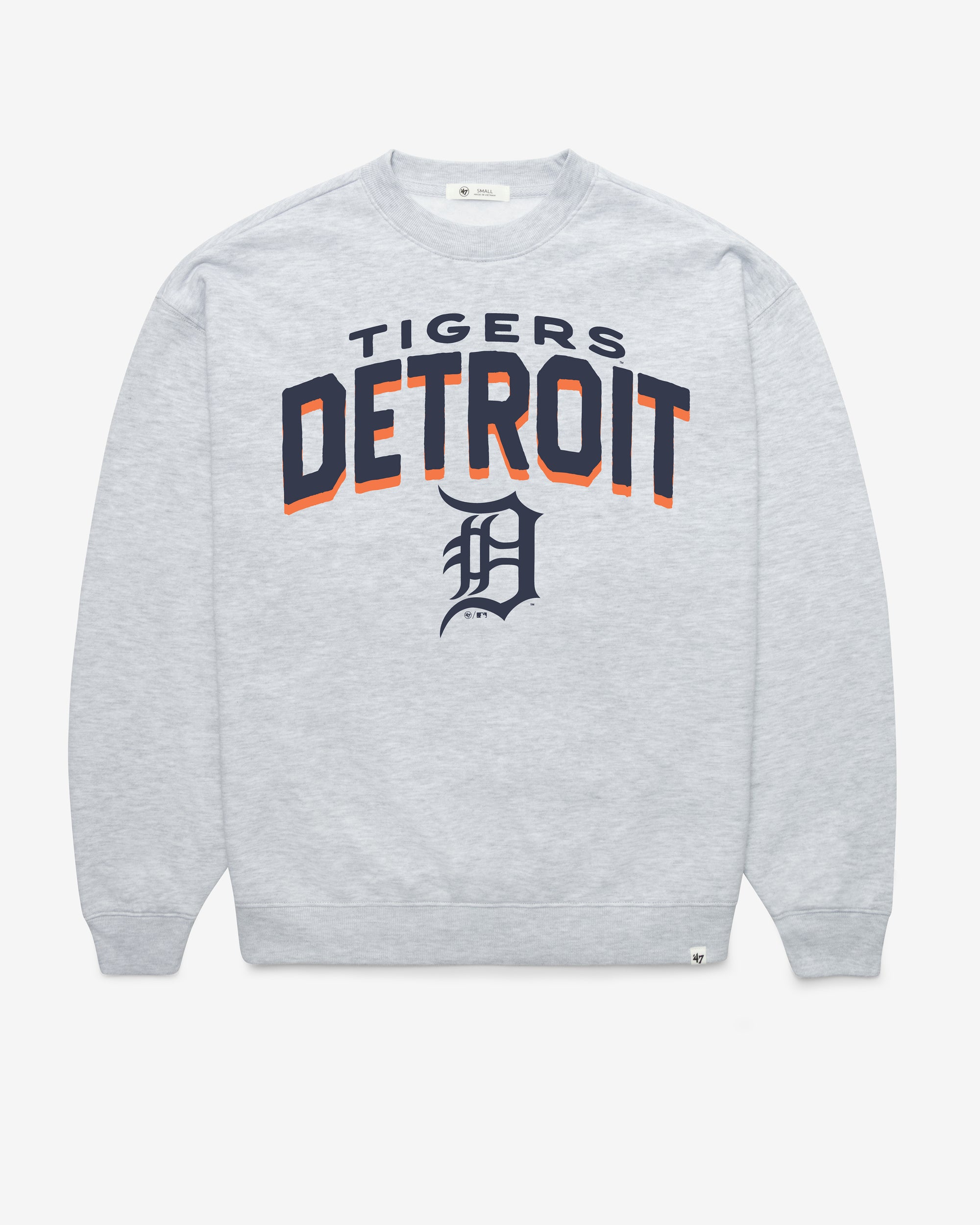 DETROIT TIGERS CAMPUS ARCH CLOUD '47 OVERSIZED CREW WOMENS