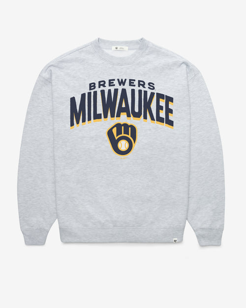 MILWAUKEE BREWERS CAMPUS ARCH CLOUD '47 OVERSIZED CREW WOMENS