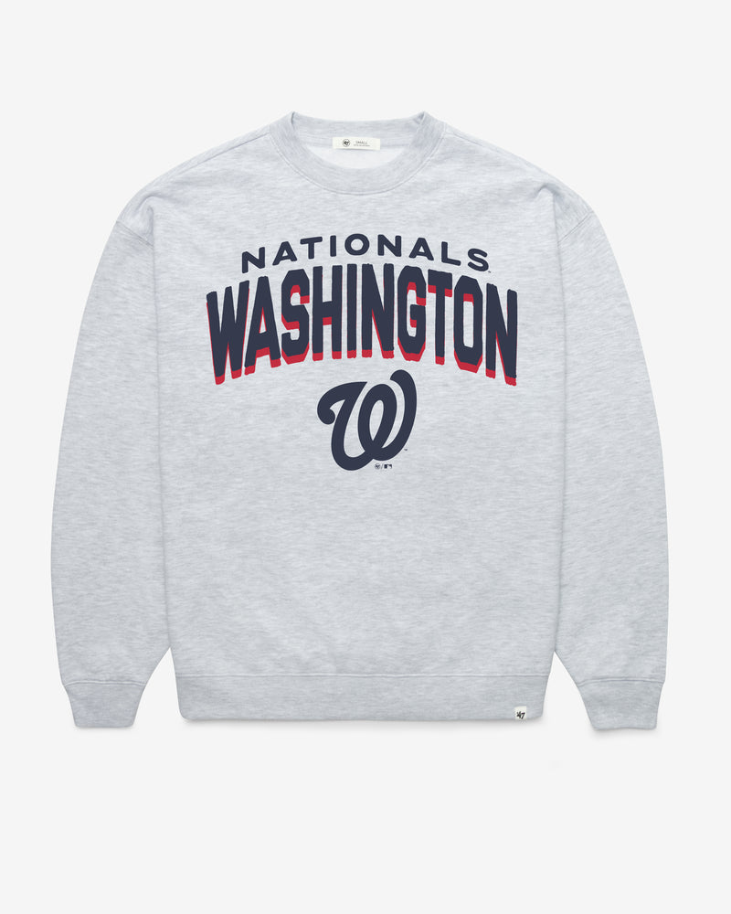 WASHINGTON NATIONALS CAMPUS ARCH CLOUD '47 OVERSIZED CREW WOMENS