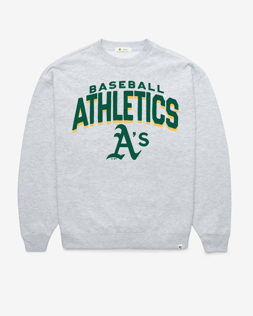 ATHLETICS BASEBALL CAMPUS ARCH CLOUD '47 OVERSIZED CREW WOMENS