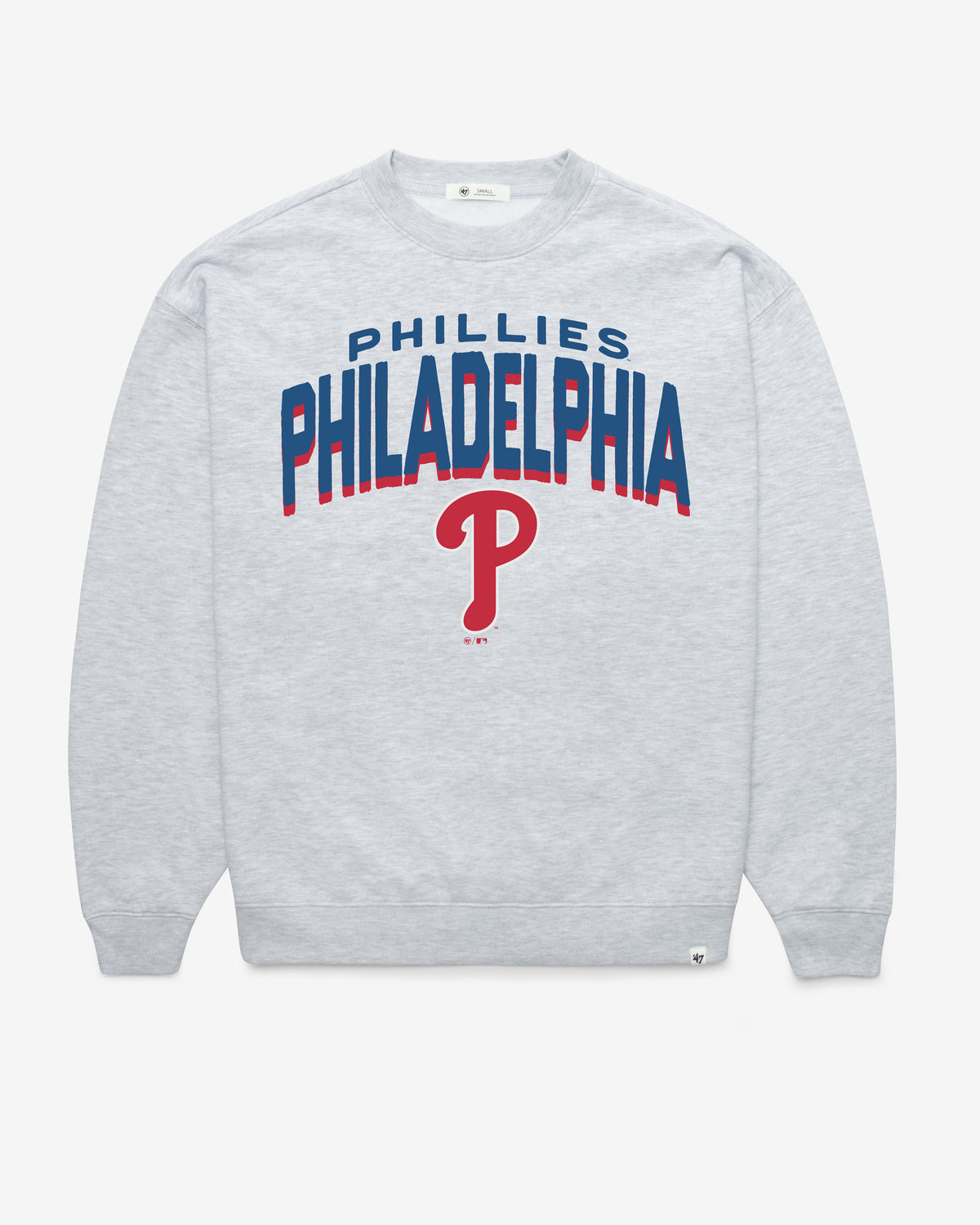 PHILADELPHIA PHILLIES CAMPUS ARCH CLOUD '47 OVERSIZED CREW WOMENS