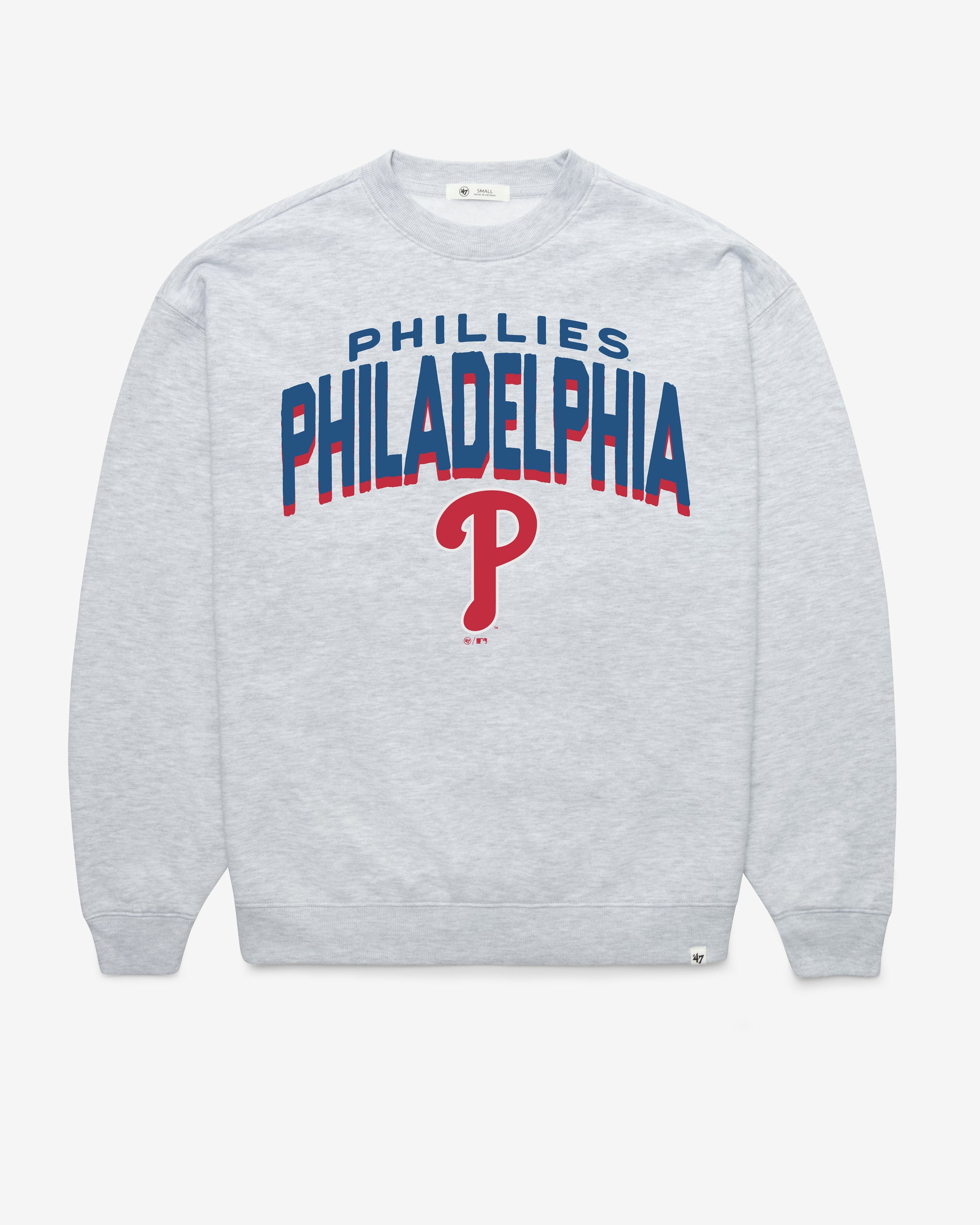 PHILADELPHIA PHILLIES CAMPUS ARCH CLOUD '47 OVERSIZED CREW WOMENS