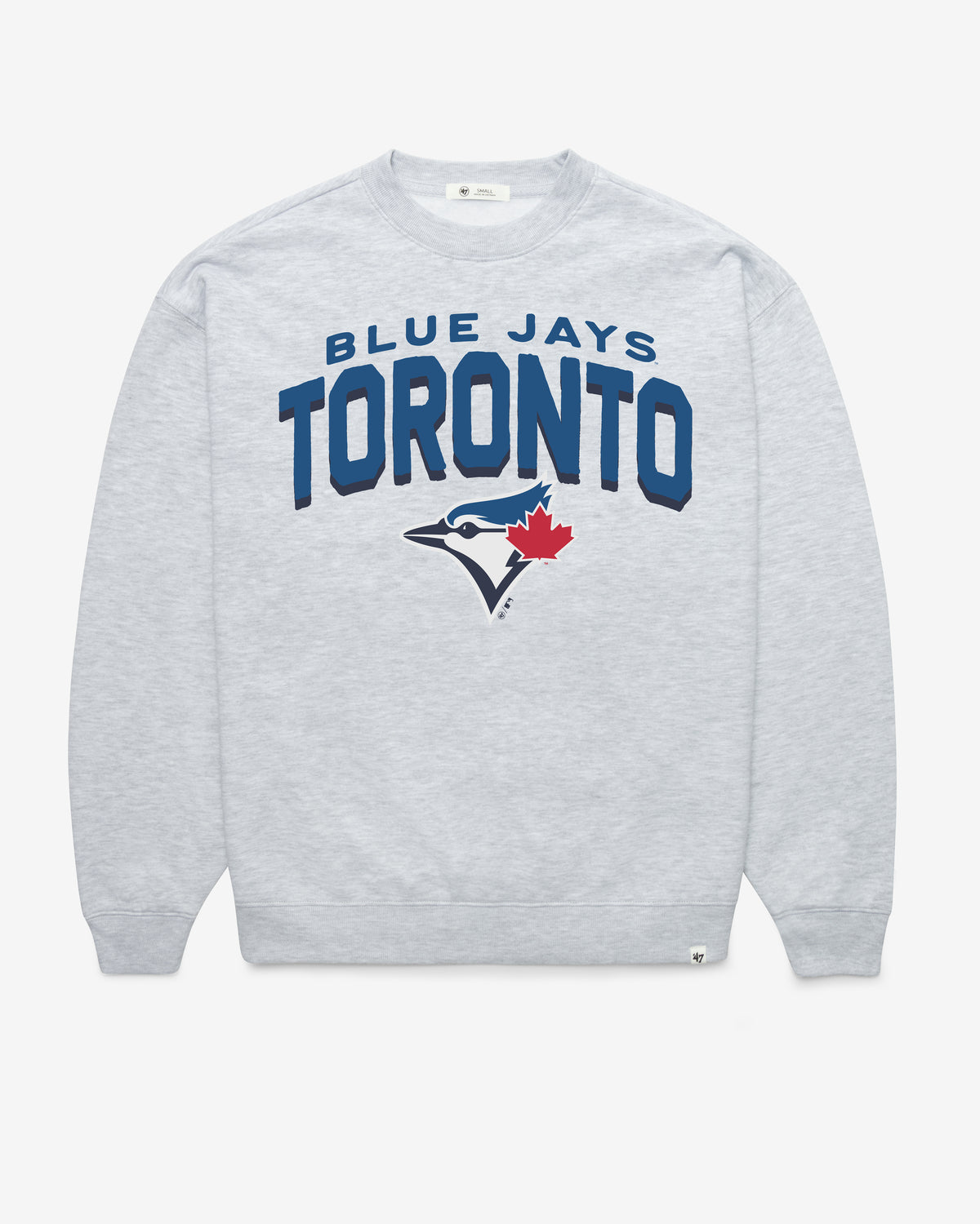 TORONTO BLUE JAYS CAMPUS ARCH CLOUD '47 OVERSIZED CREW WOMENS