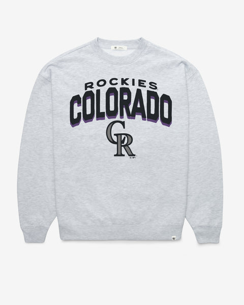 COLORADO ROCKIES CAMPUS ARCH CLOUD '47 OVERSIZED CREW WOMENS
