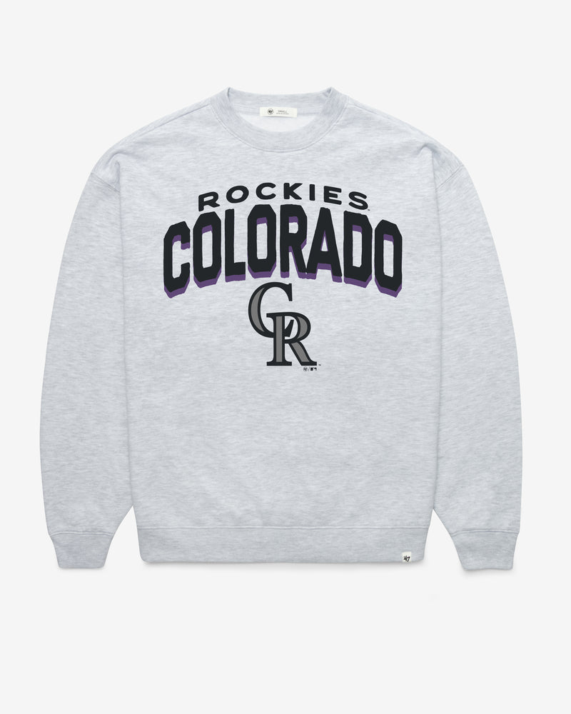 COLORADO ROCKIES CAMPUS ARCH CLOUD '47 OVERSIZED CREW WOMENS