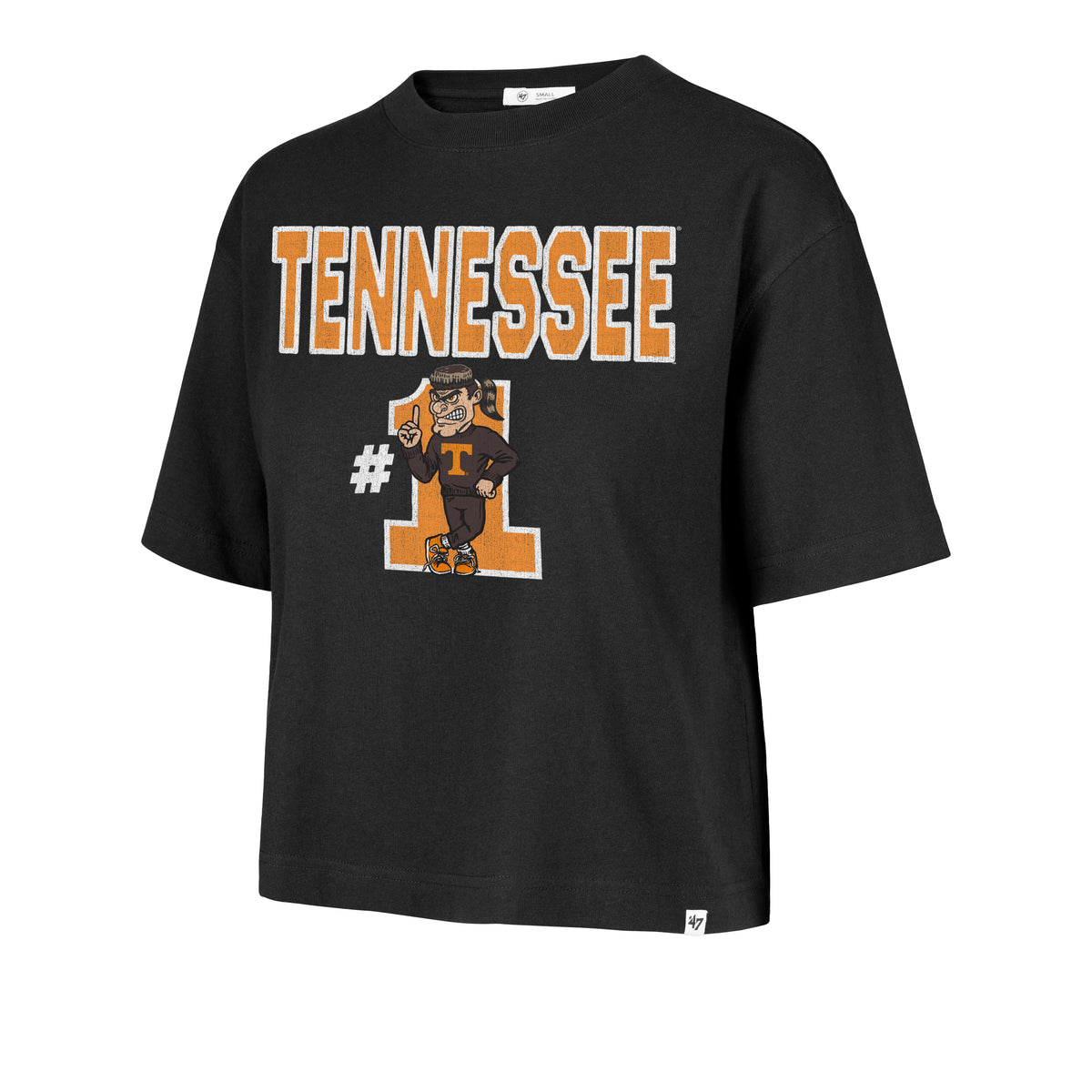 TENNESSEE VOLUNTEERS FIRST RANK '47 FOUNDATION CROP TEE WOMENS
