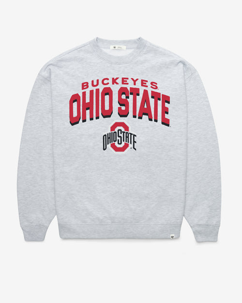 OHIO STATE BUCKEYES CAMPUS ARCH CLOUD '47 OVERSIZED CREW WOMENS