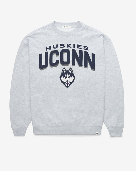 CONNECTICUT HUSKIES UCONN CAMPUS ARCH CLOUD '47 OVERSIZED CREW WOMENS