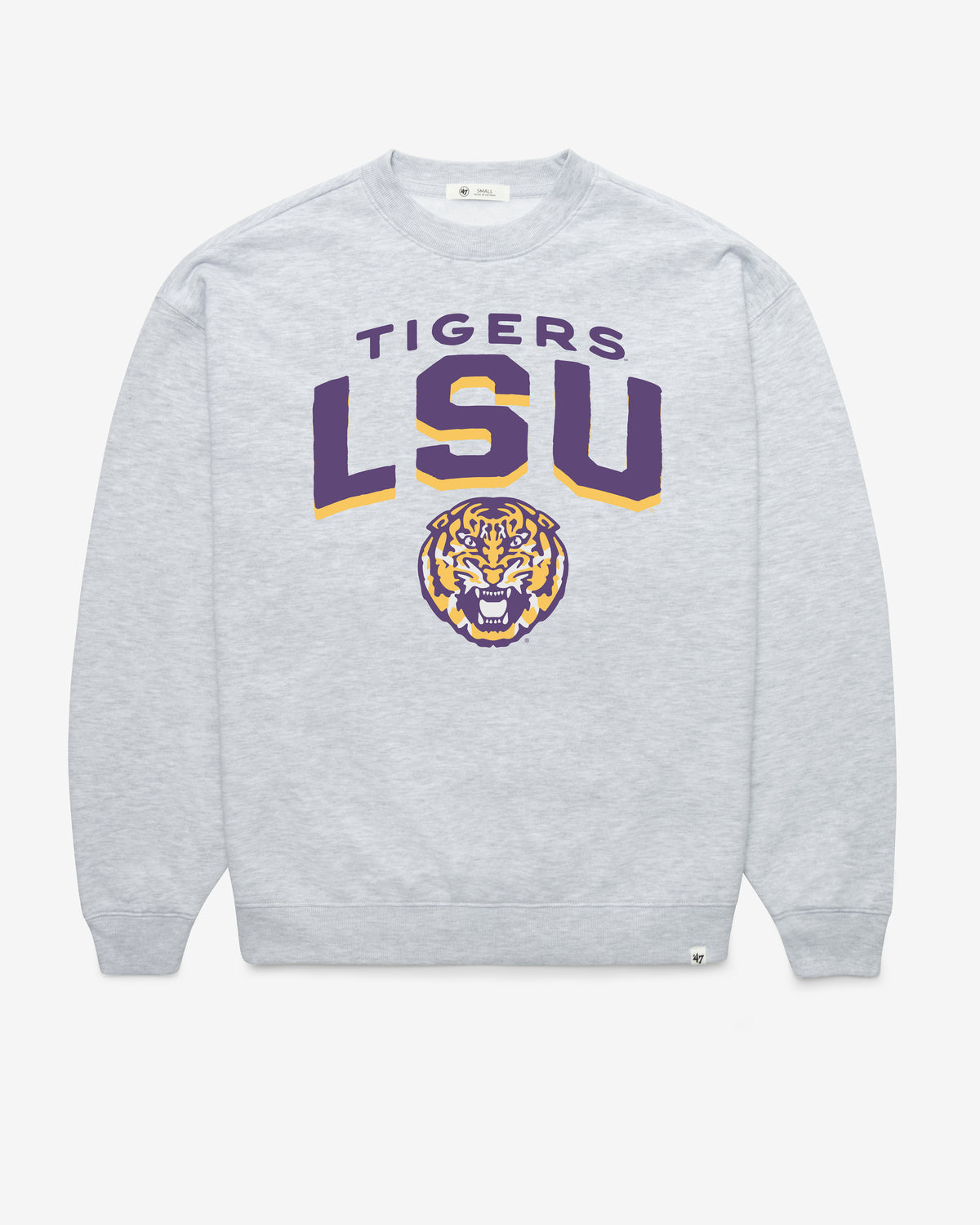 LOUISIANA STATE TIGERS LSU CAMPUS ARCH CLOUD '47 OVERSIZED CREW WOMENS