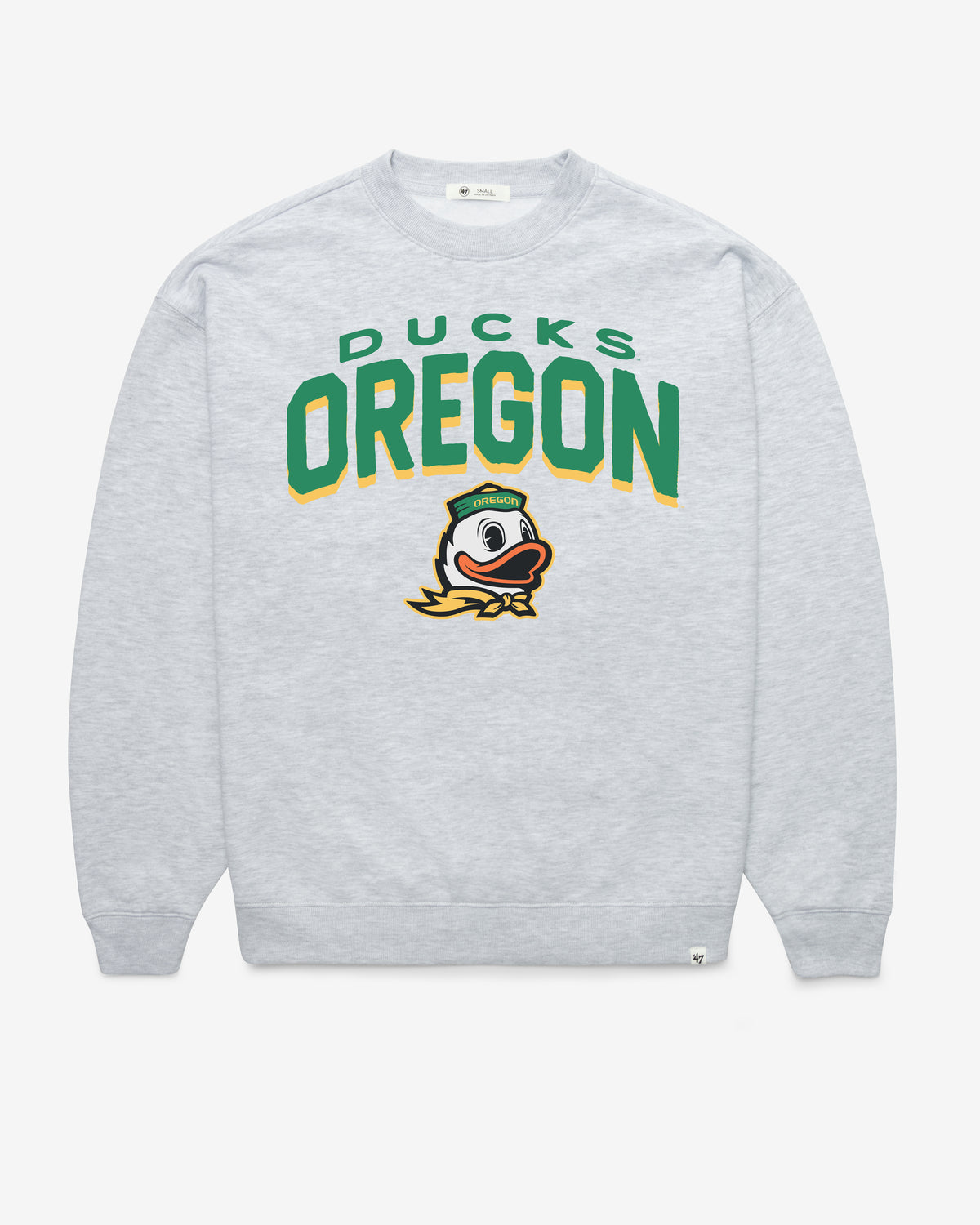 OREGON DUCKS CAMPUS ARCH CLOUD '47 OVERSIZED CREW WOMENS