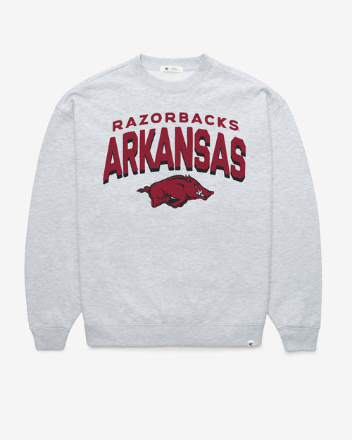 ARKANSAS RAZORBACKS CAMPUS ARCH CLOUD '47 OVERSIZED CREW WOMENS