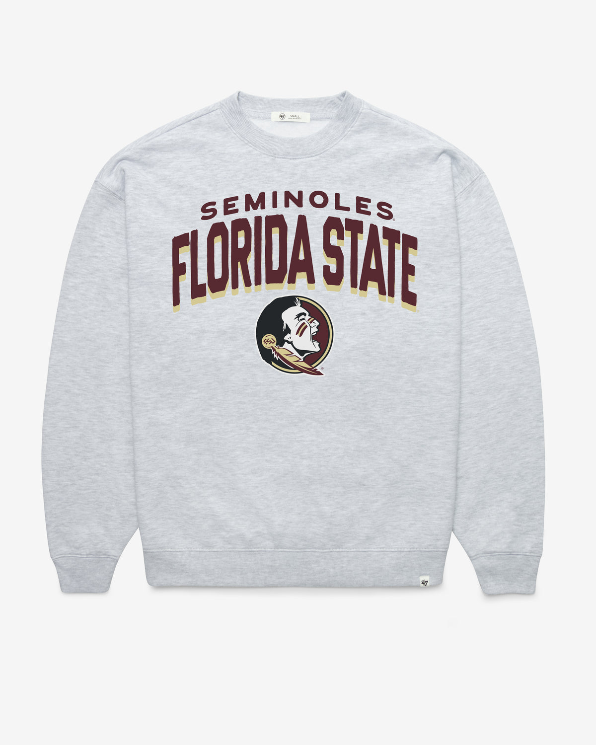 FLORIDA STATE SEMINOLES CAMPUS ARCH CLOUD '47 OVERSIZED CREW WOMENS