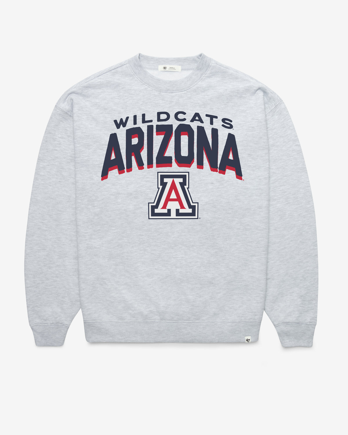 ARIZONA WILDCATS CAMPUS ARCH CLOUD '47 OVERSIZED CREW WOMENS