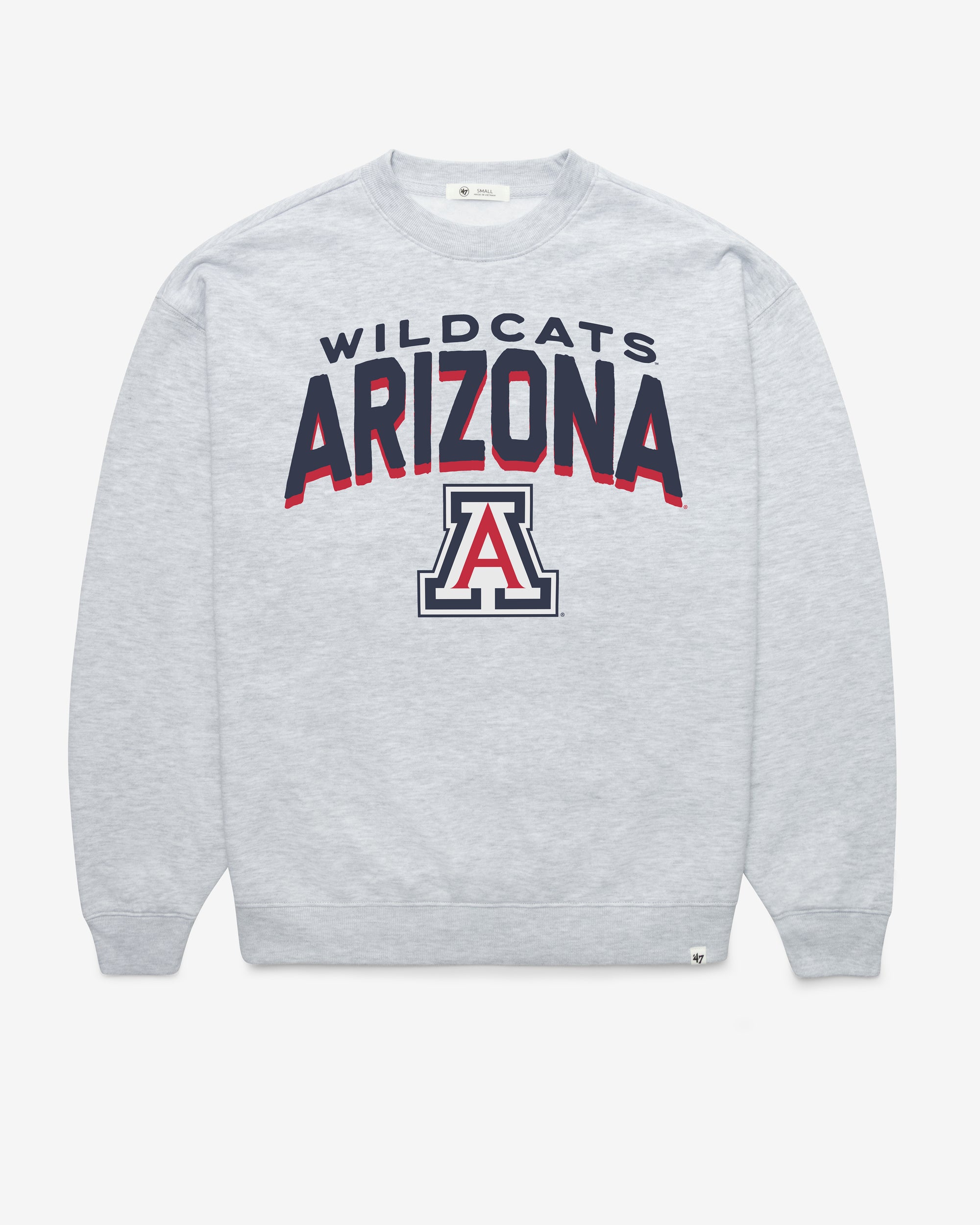 ARIZONA WILDCATS CAMPUS ARCH CLOUD '47 OVERSIZED CREW WOMENS