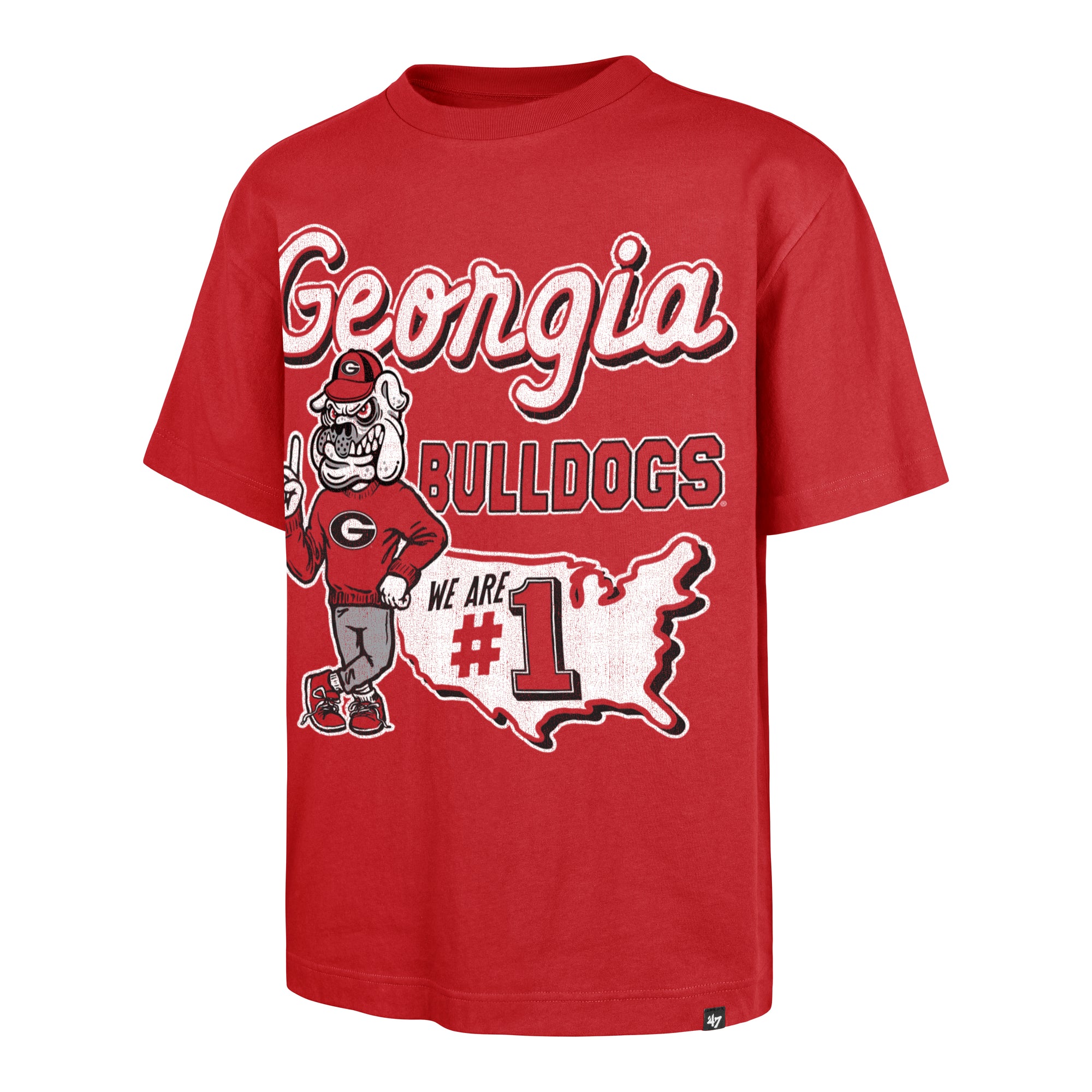GEORGIA BULLDOGS MASCOT MANIA '47 FOUNDATION TEE