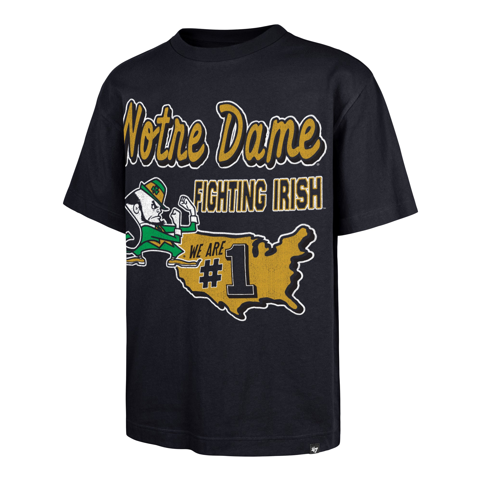 NOTRE DAME FIGHTING IRISH MASCOT MANIA '47 FOUNDATION TEE