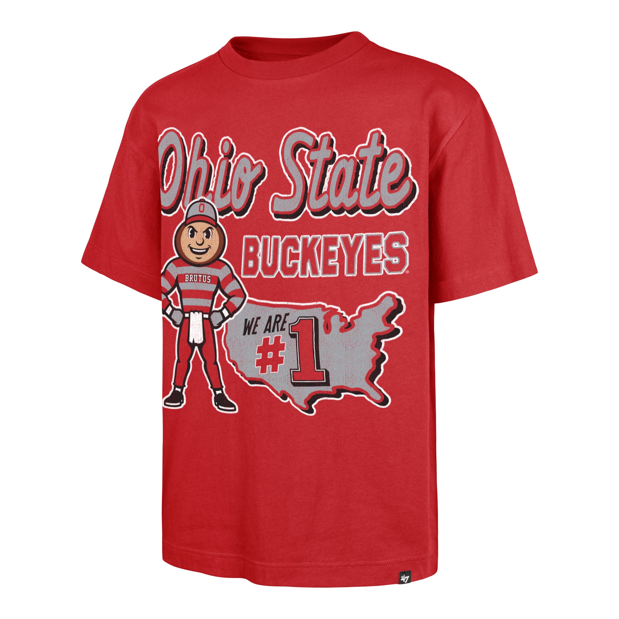 OHIO STATE BUCKEYES MASCOT MANIA '47 FOUNDATION TEE