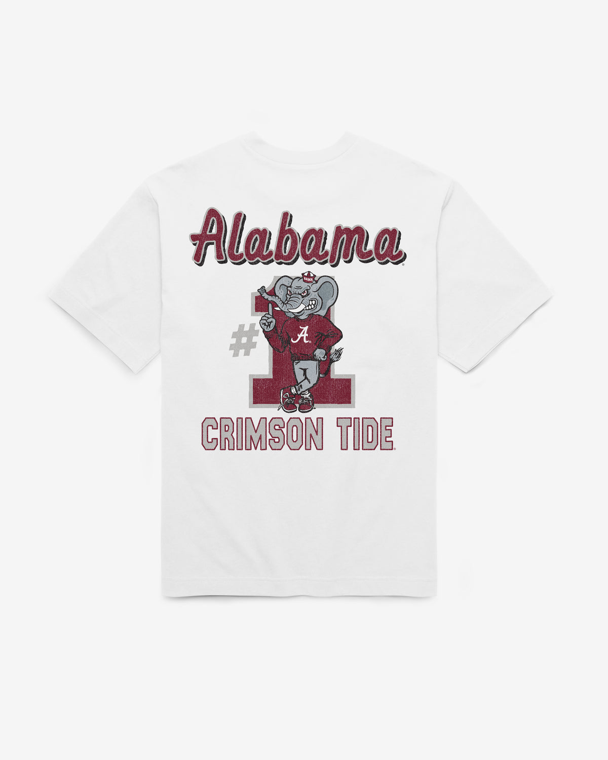 ALABAMA CRIMSON TIDE CAMPUS MASCOT BACKER '47 FOUNDATION TEE