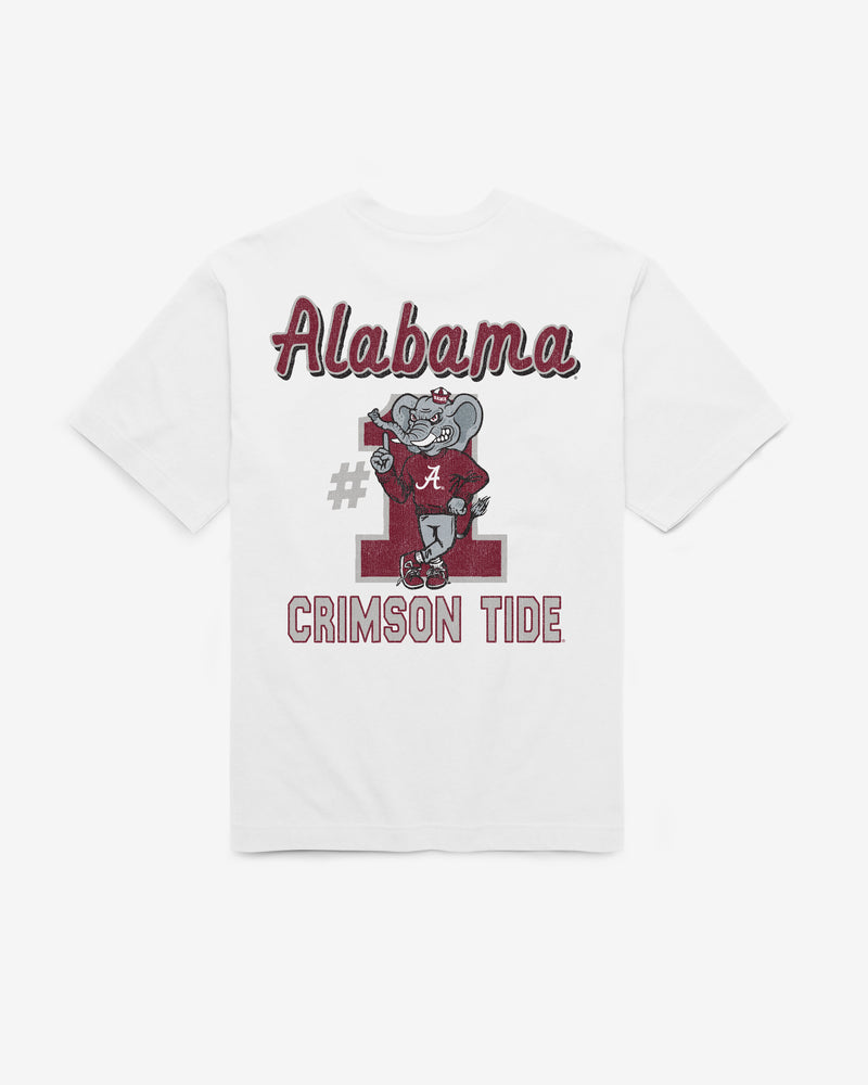 ALABAMA CRIMSON TIDE CAMPUS MASCOT BACKER '47 FOUNDATION TEE