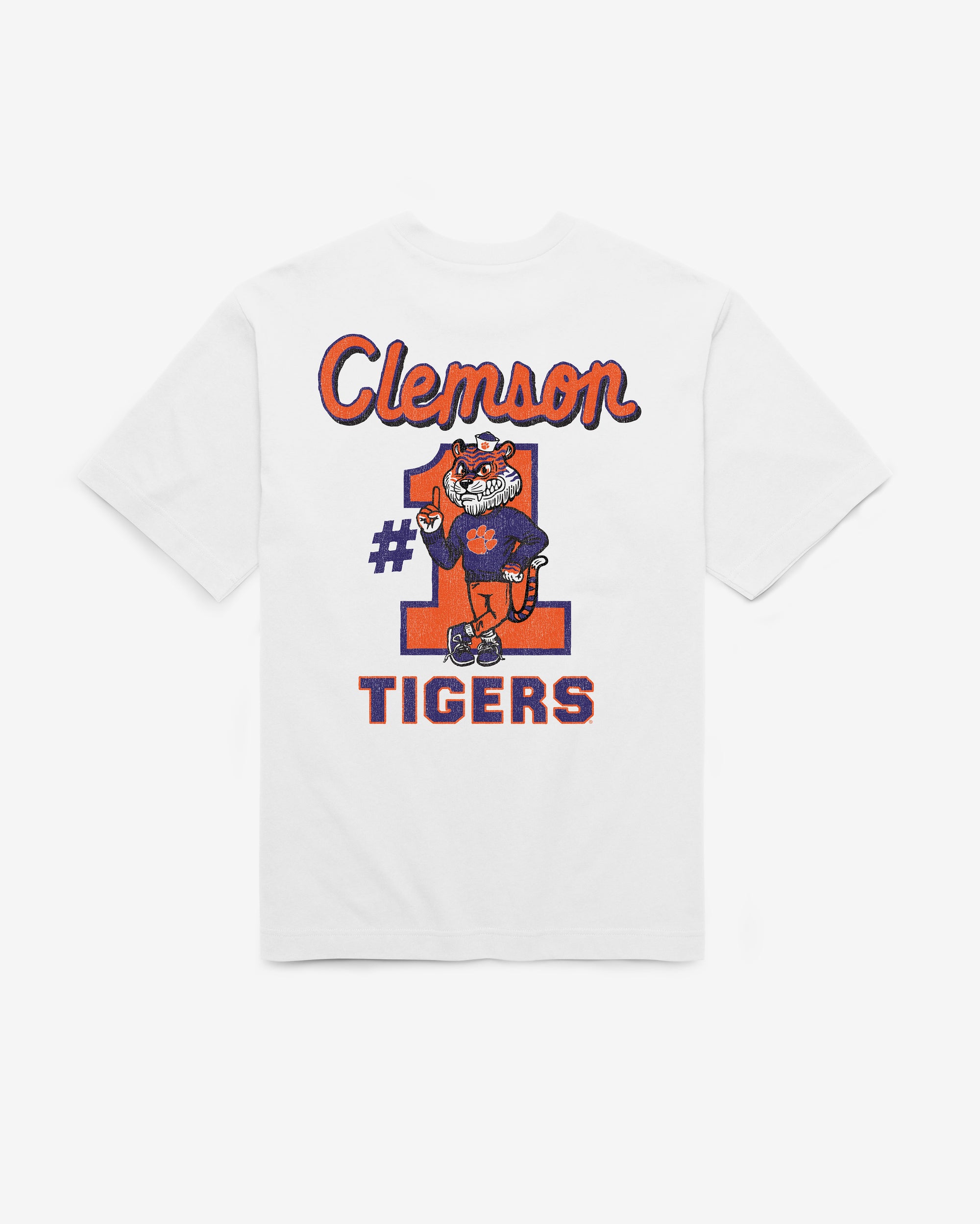 CLEMSON TIGERS CAMPUS MASCOT BACKER '47 FOUNDATION TEE