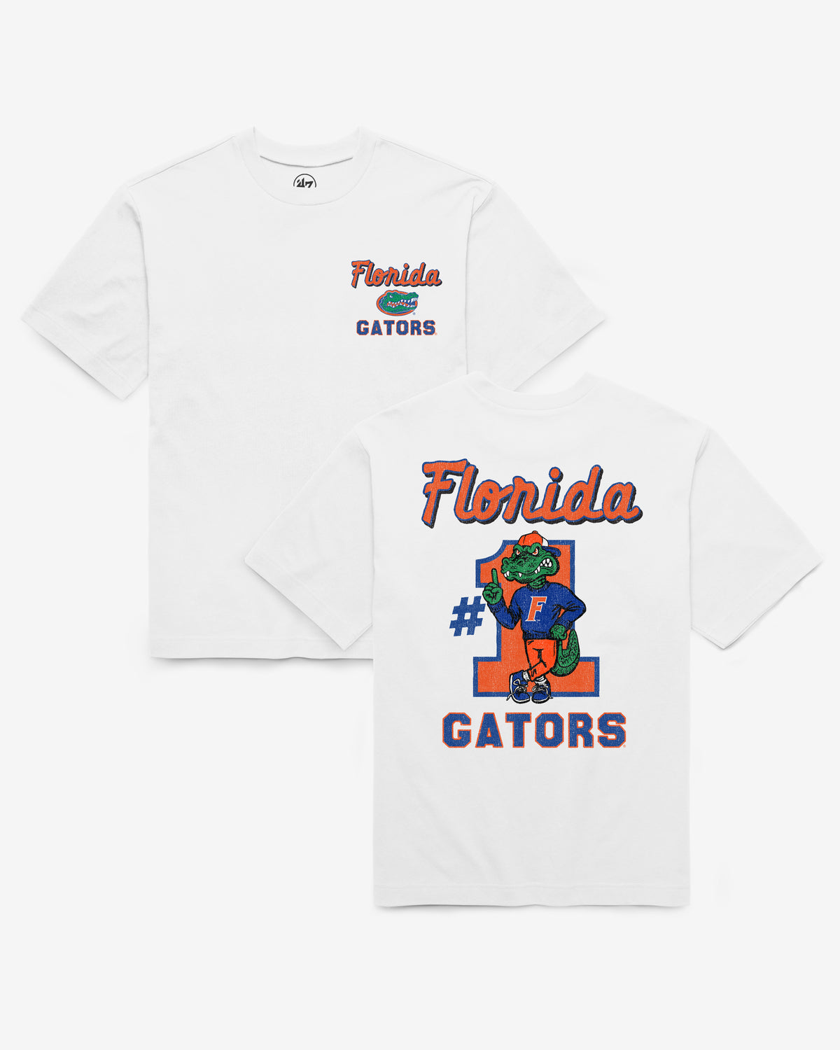 FLORIDA GATORS CAMPUS MASCOT BACKER '47 FOUNDATION TEE