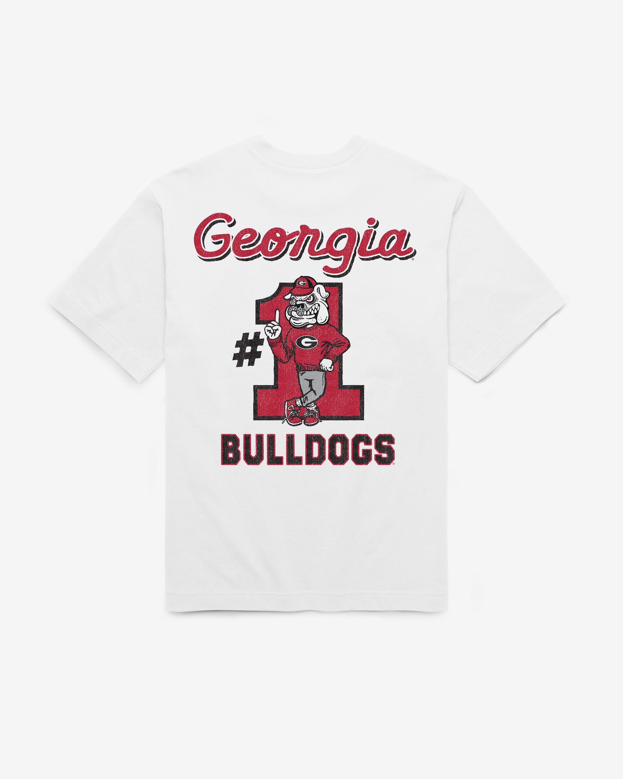 GEORGIA BULLDOGS CAMPUS MASCOT BACKER '47 FOUNDATION TEE