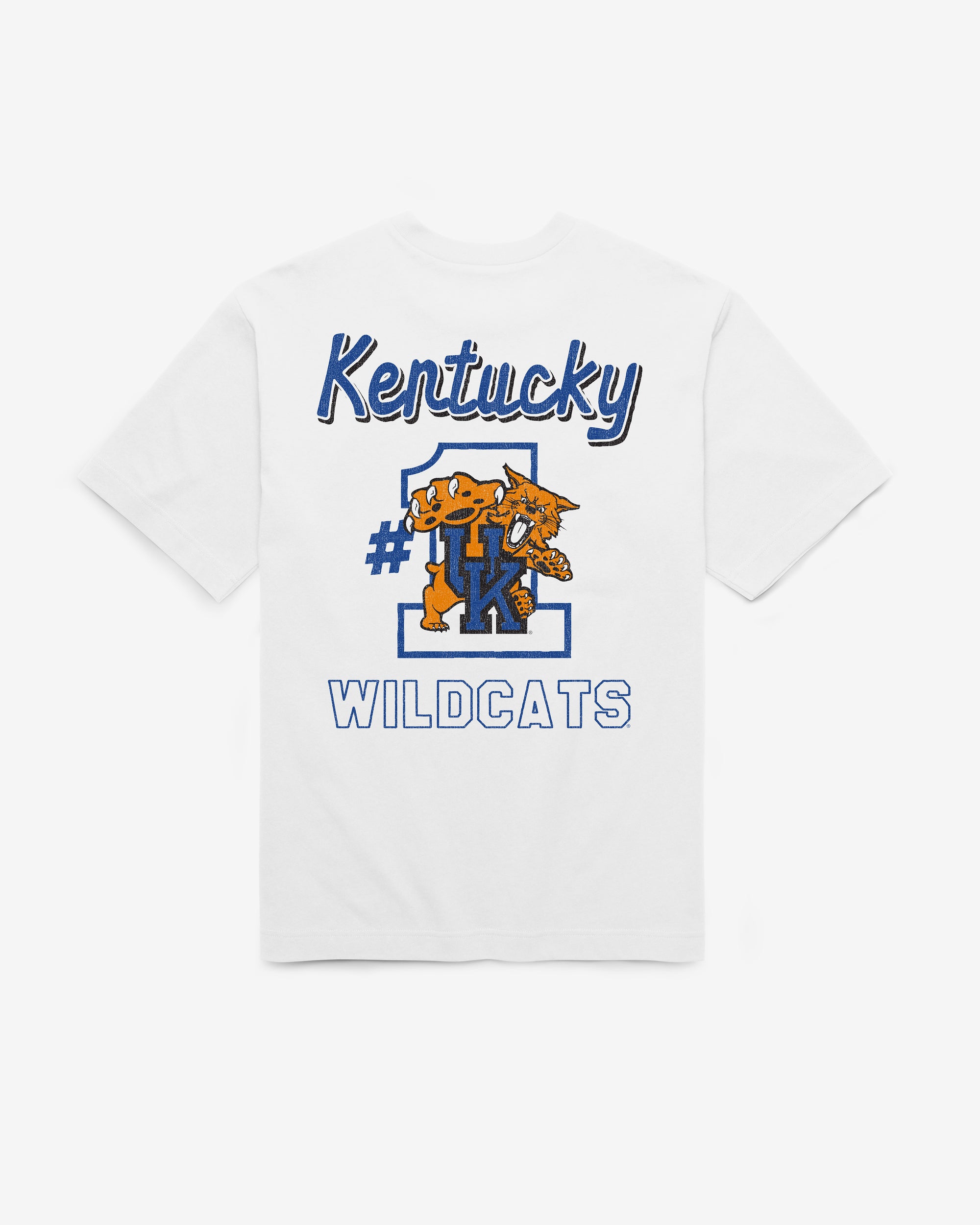 KENTUCKY WILDCATS CAMPUS MASCOT BACKER '47 FOUNDATION TEE