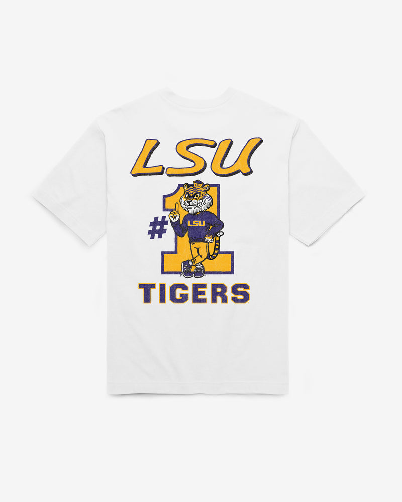 LOUISIANA STATE TIGERS LSU CAMPUS MASCOT BACKER '47 FOUNDATION TEE