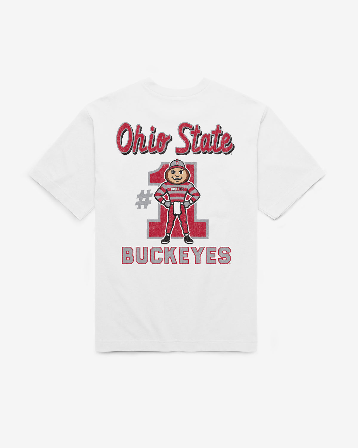 OHIO STATE BUCKEYES CAMPUS MASCOT BACKER '47 FOUNDATION TEE