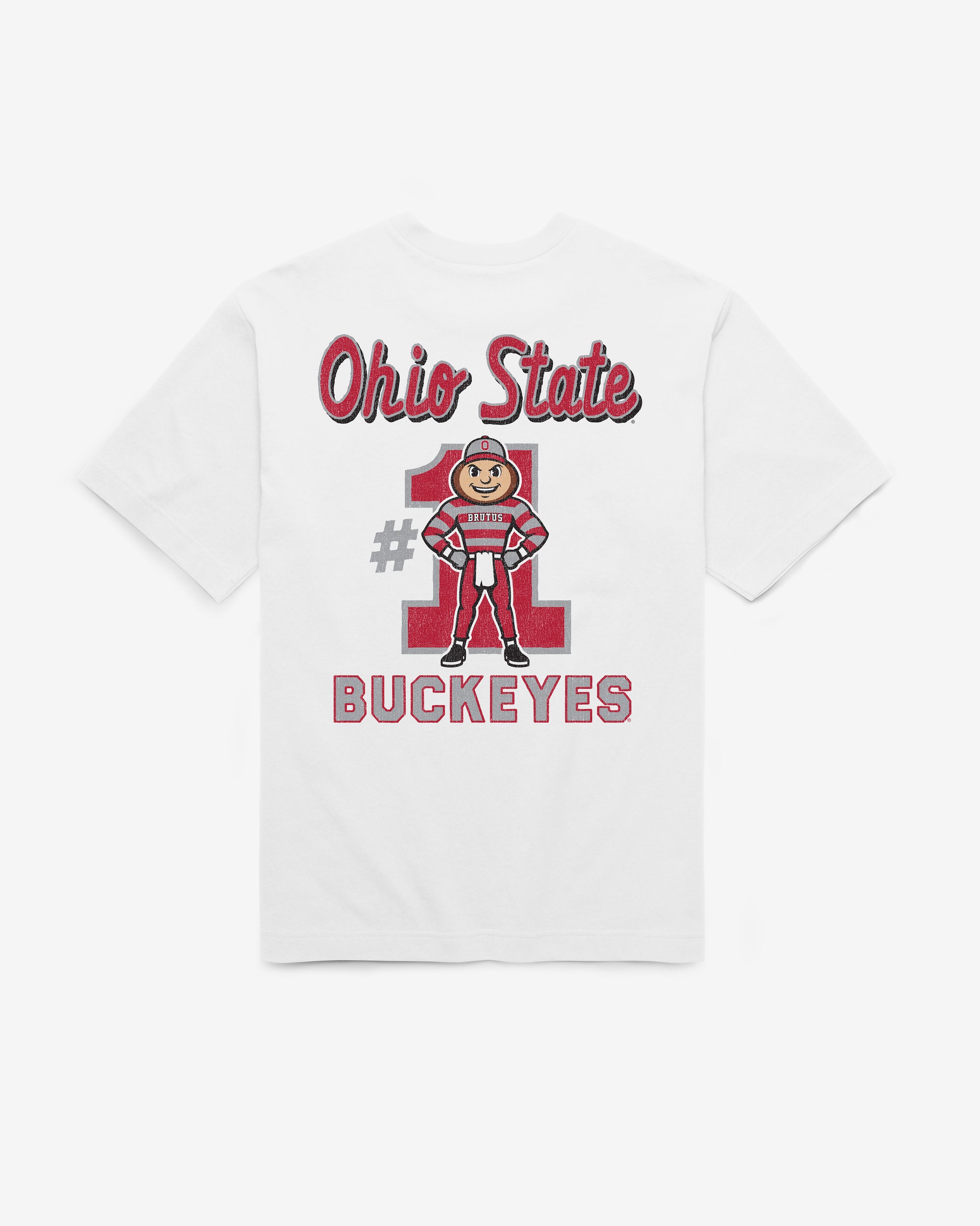 OHIO STATE BUCKEYES CAMPUS MASCOT BACKER '47 FOUNDATION TEE