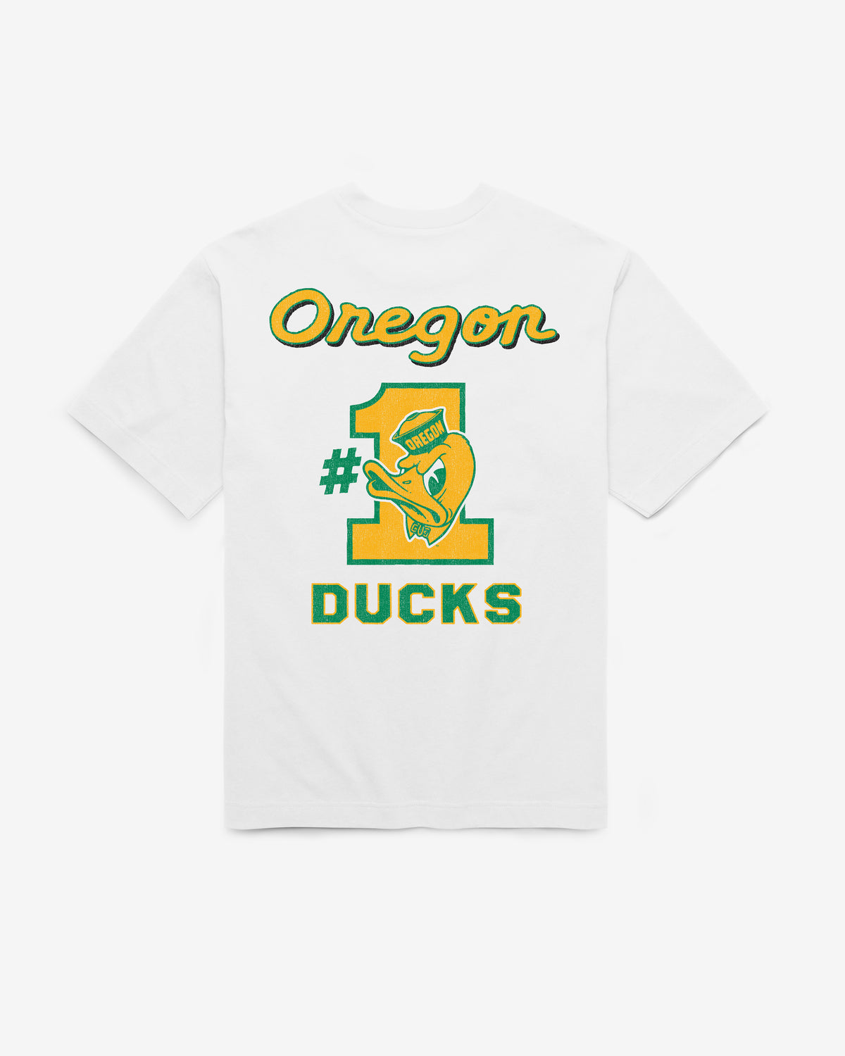 OREGON DUCKS VINTAGE CAMPUS MASCOT BACKER '47 FOUNDATION TEE