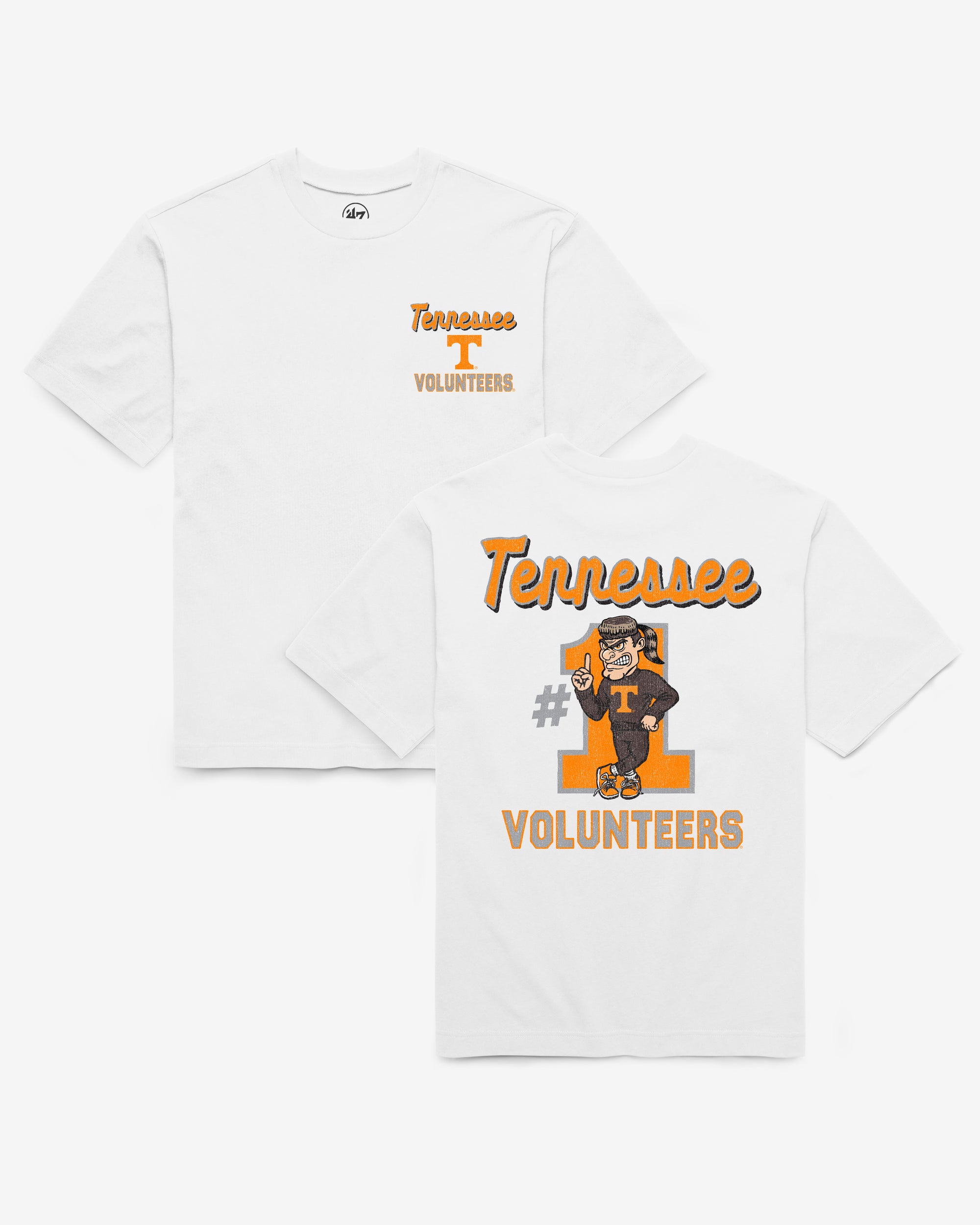 TENNESSEE VOLUNTEERS CAMPUS MASCOT BACKER '47 FOUNDATION TEE