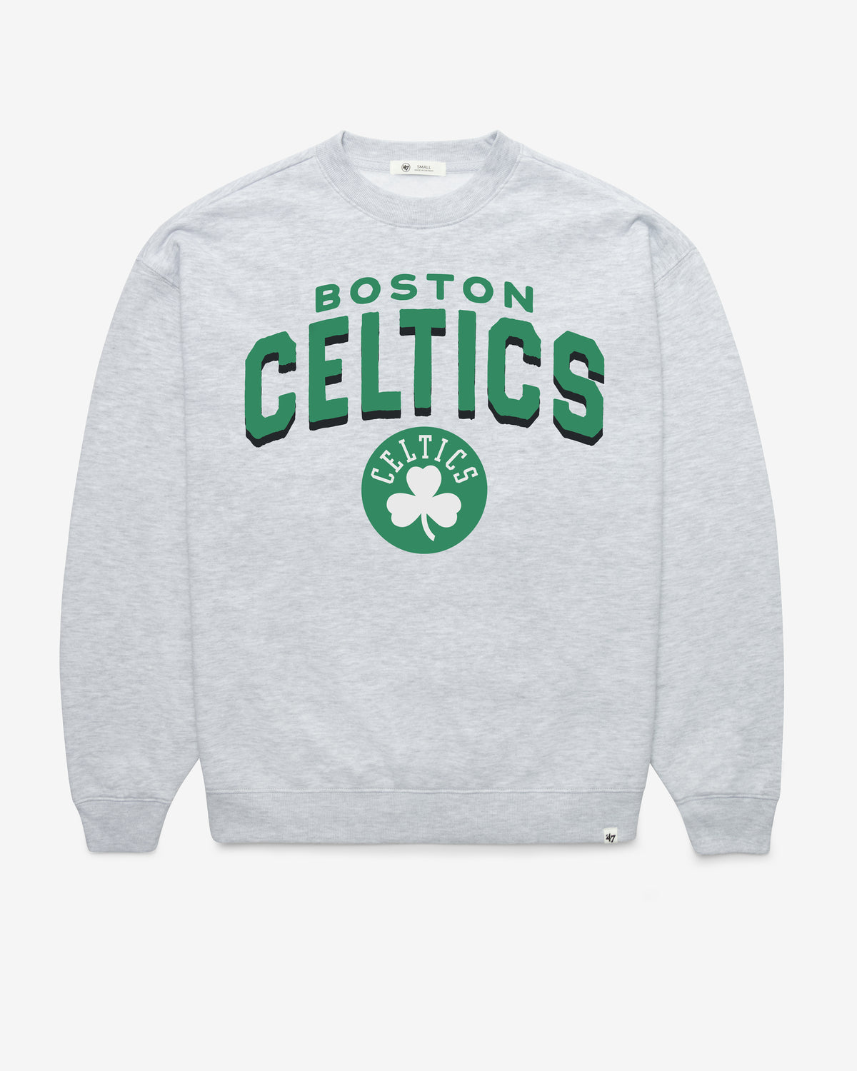 BOSTON CELTICS CAMPUS ARCH CLOUD '47 OVERSIZED CREW WOMENS