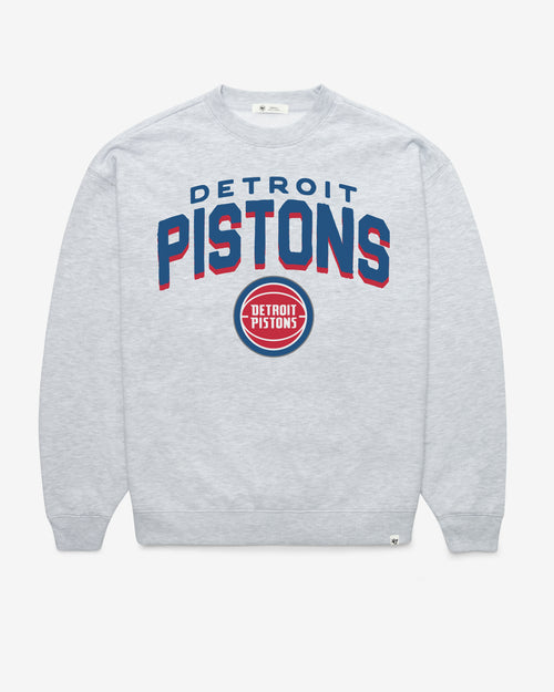 DETROIT PISTONS CAMPUS ARCH CLOUD '47 OVERSIZED CREW WOMENS