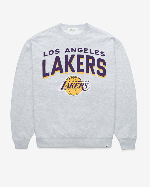 LOS ANGELES LAKERS CAMPUS ARCH CLOUD '47 OVERSIZED CREW WOMENS