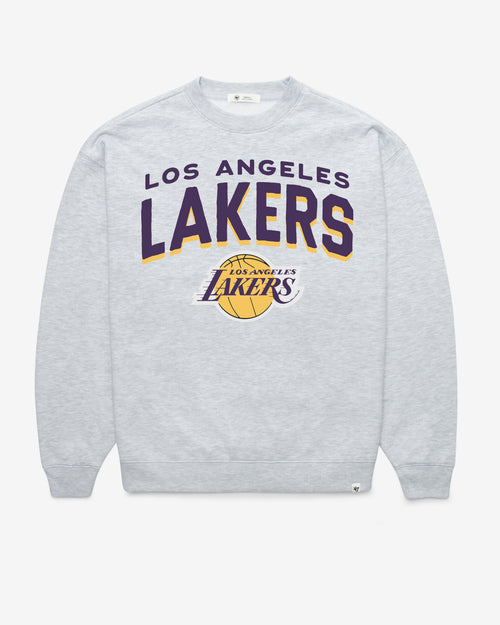 LOS ANGELES LAKERS CAMPUS ARCH CLOUD '47 OVERSIZED CREW WOMENS