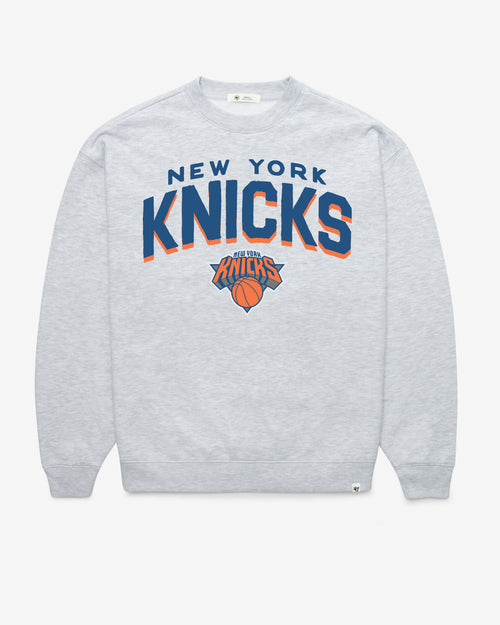 NEW YORK KNICKS CAMPUS ARCH CLOUD '47 OVERSIZED CREW WOMENS
