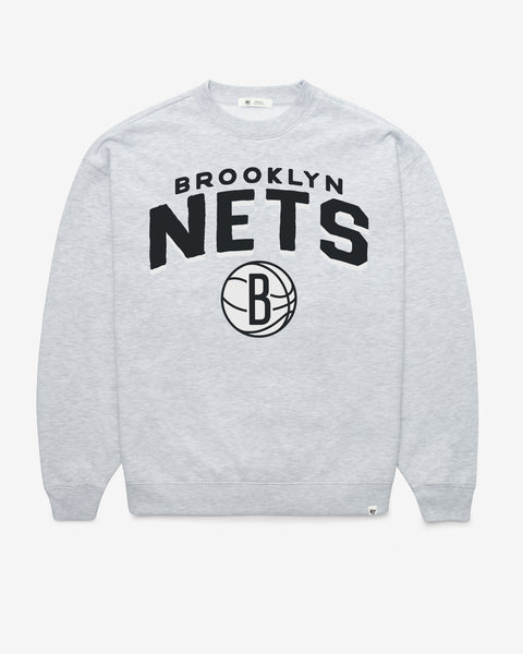 BROOKLYN NETS CAMPUS ARCH CLOUD '47 OVERSIZED CREW WOMENS