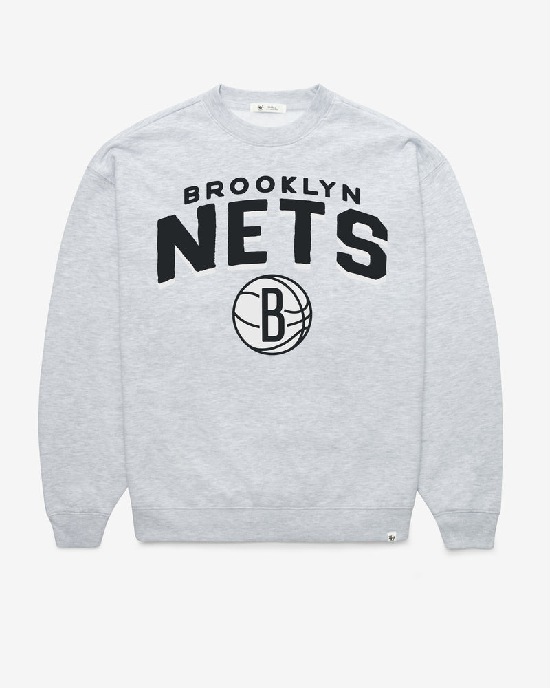 BROOKLYN NETS CAMPUS ARCH CLOUD '47 OVERSIZED CREW WOMENS