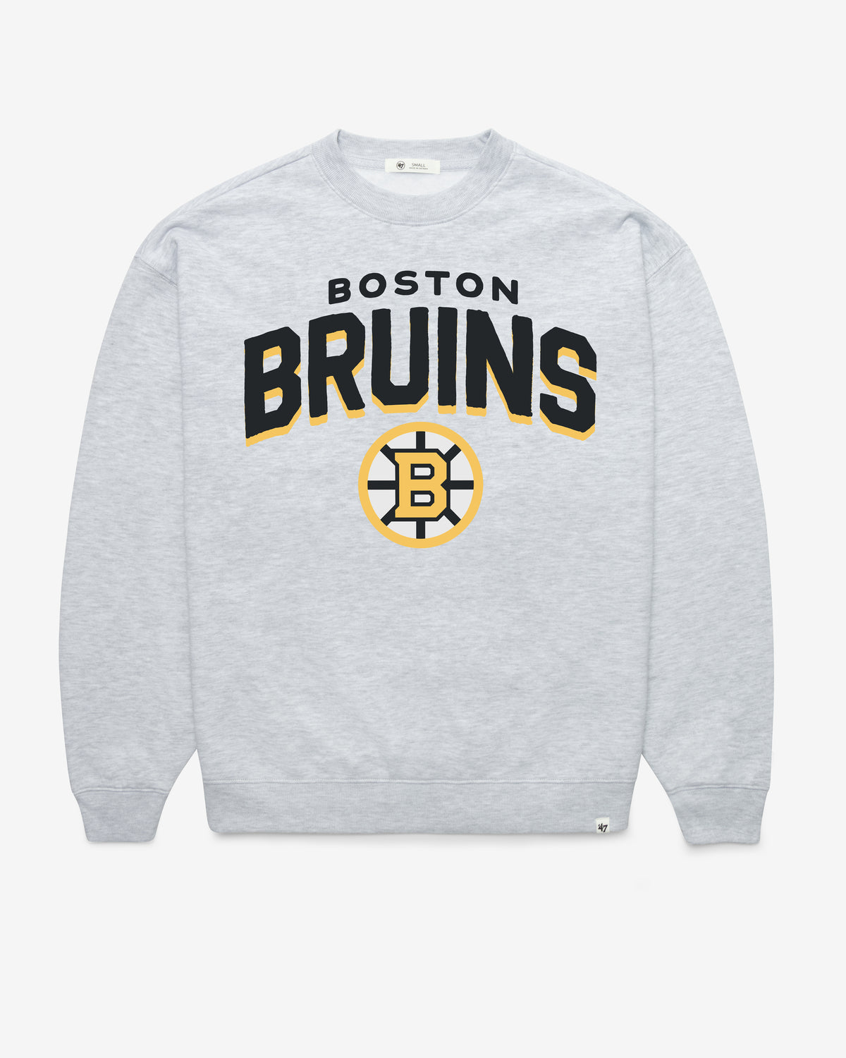 BOSTON BRUINS CAMPUS ARCH CLOUD '47 OVERSIZED CREW WOMENS