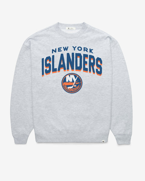 NEW YORK ISLANDERS CAMPUS ARCH CLOUD '47 OVERSIZED CREW WOMENS