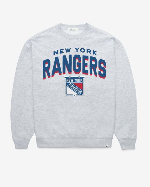 NEW YORK RANGERS CAMPUS ARCH CLOUD '47 OVERSIZED CREW WOMENS
