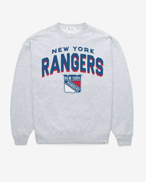 NEW YORK RANGERS CAMPUS ARCH CLOUD '47 OVERSIZED CREW WOMENS