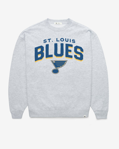 ST LOUIS BLUES CAMPUS ARCH CLOUD '47 OVERSIZED CREW WOMENS