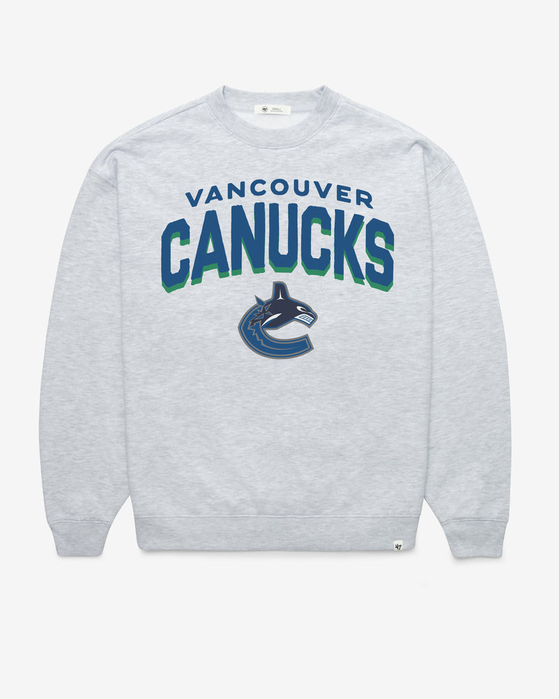 VANCOUVER CANUCKS CAMPUS ARCH CLOUD '47 OVERSIZED CREW WOMENS